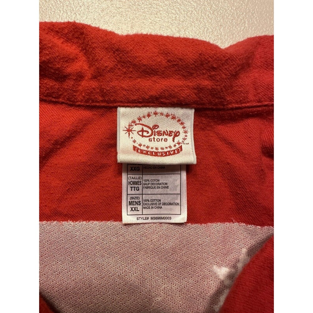 Disney Store Christmas Mickey Pajama Set PJ's Sleepwear Top And Bottom M… - Picture 6 of 15